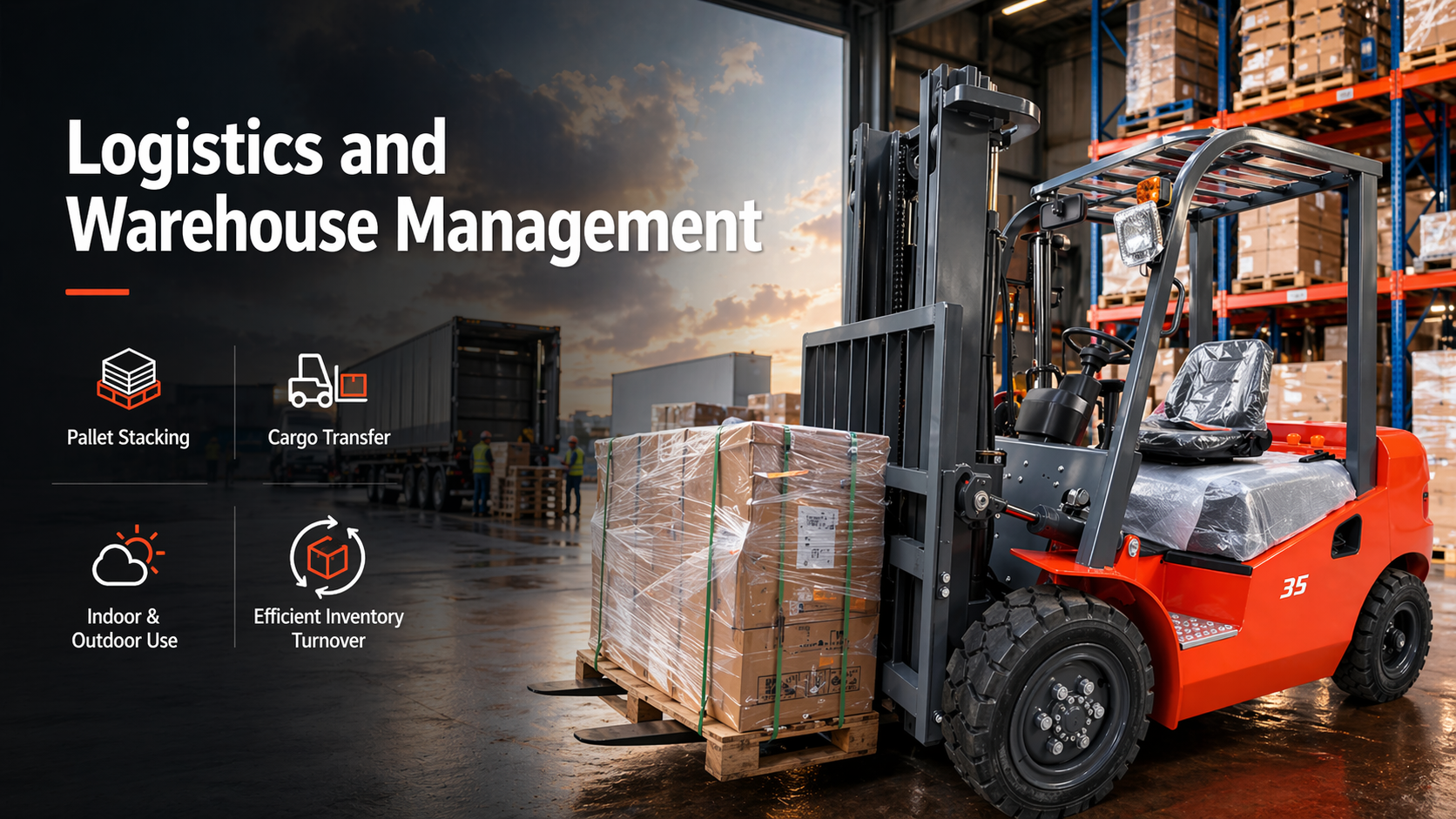 forklift for warehouse