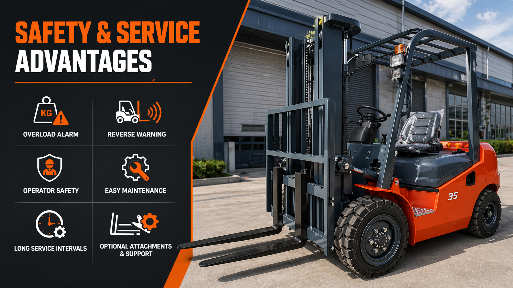 Complete Safety forklift