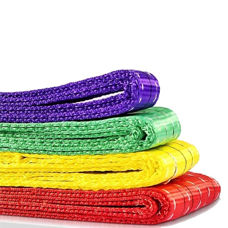 Industrial-Grade 5000kg CE-Certified Polyester Webbing Slings for Logistics​