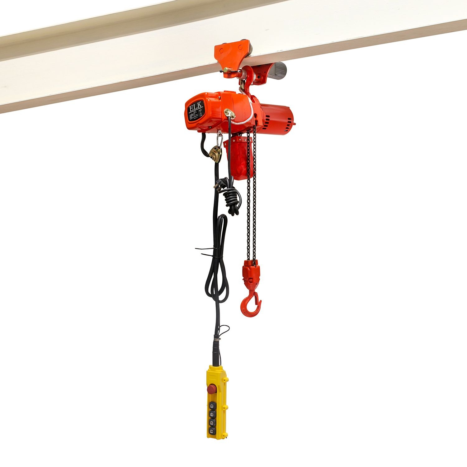 Industrial electric hoist for frequent lifting cycles